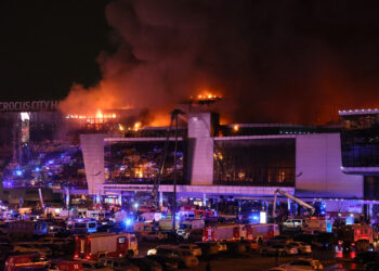 Shooting and blast reported at Concern hall near Moscow