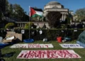 The White House is urging for peaceful pro-Palestinian protests in US universities following the arrest of hundreds by the police.