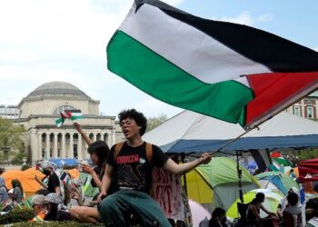 Columbia students face suspension for not dismantling pro-Palestine camp.