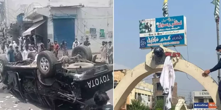 Posters calling for the merger of PoK with India have sparked protests in the region.