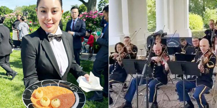 The White House plays the song Saare Jahan Se Accha and serves golgappa and samosa.