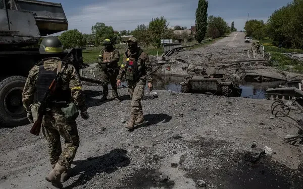 Russian forces are involved in intense combat in the city of Kharkiv in Ukraine.