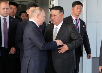 Kim Jong Un of North Korea shows his backing for Vladimir Putin in his Victory Day statement.