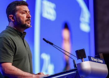 Asia’s largest security conference is governed by Ukrainian President Volodymyr Zelensky.