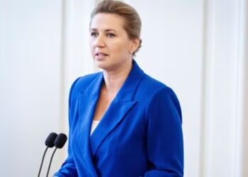 Mette Frederiksen, the Prime Minister of Denmark, was attacked in downtown Copenhagen.