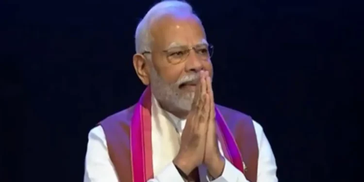 Five petals of ‘PUSHP’ will contribute to a developed India, PM Modi tells the Indian community in New York.