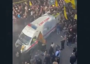 Blast Occurs During Funeral of Hezbollah Member Who Died in Pager Explosion.