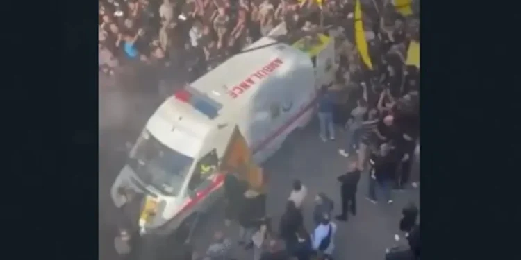 Blast Occurs During Funeral of Hezbollah Member Who Died in Pager Explosion.