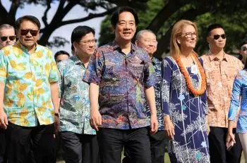 Taiwan’s president discusses China with former Speaker Pelosi during a visit to Hawaii.