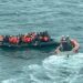 France saves 107 migrants attempting to cross illegally to the UK through the English Channel.