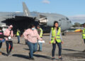 The United States has sent 64 migrants back to Guatemala using a military transport aircraft.
