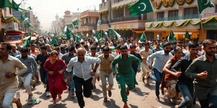 Three people were killed and more than 60 were injured as gun violence erupted during Pakistan’s Independence Day celebrations in Karachi.