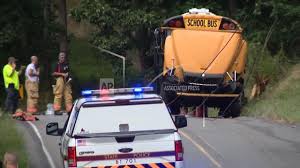 A bus transporting a junior high football team has crashed in Pittsburgh, resulting in 21 individuals being taken to the hospital.