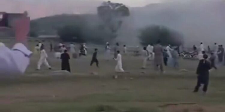 One person has died and several others have been injured in an explosion at a cricket stadium in Bajaur, Pakistan.