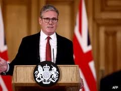 Starmer asserts that Britain will ‘never give in’ to far-right demonstrators who are misappropriating the English flag.