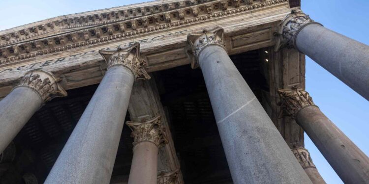 A Japanese tourist tragically died after a freak fall at the Pantheon in Rome.
