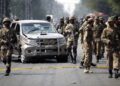 Suicide bombers strike the paramilitary headquarters in Peshawar, Pakistan.