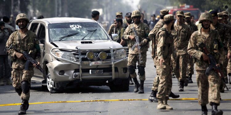 Suicide bombers strike the paramilitary headquarters in Peshawar, Pakistan.